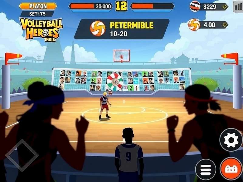 Volleyball Heroes India Gameplay Screenshot